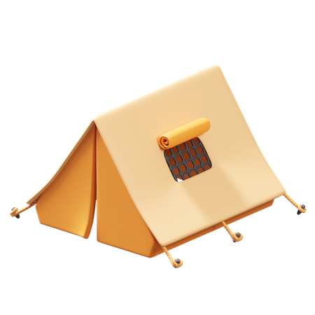 Camping Tent  3D Illustration