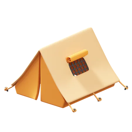 Camping Tent  3D Illustration