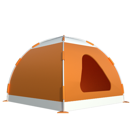 Camping Tent  3D Illustration