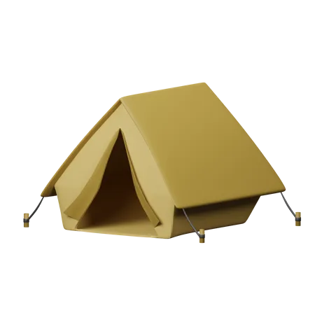 Camping Tent 3D Illustration