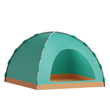 Camping Tent 3D Icon