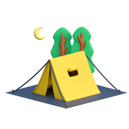 Tente de camping  3D Icon