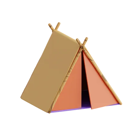 Tente de camping  3D Icon