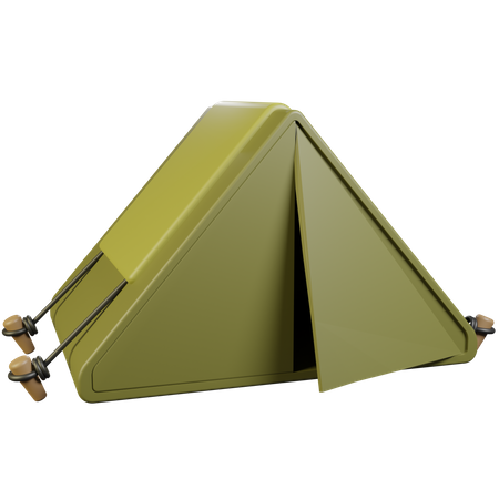 Tente de camping  3D Icon