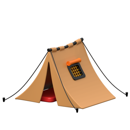 Tente de camping  3D Icon