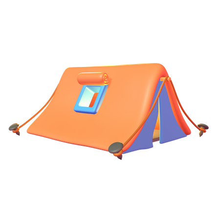 Tente de camping  3D Icon