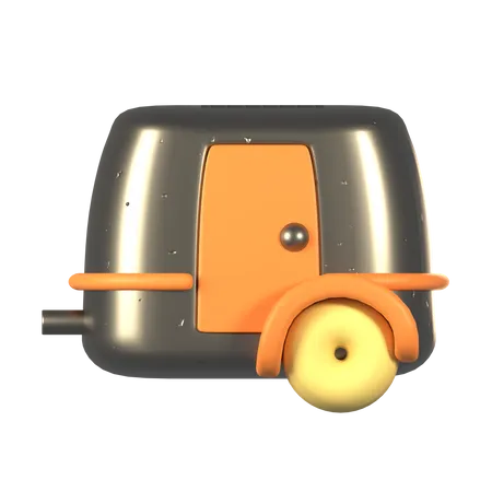 Camping Van  3D Icon