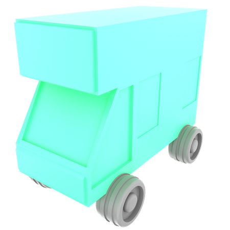 Camping Van  3D Icon