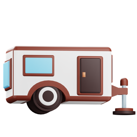 Camping Van  3D Icon