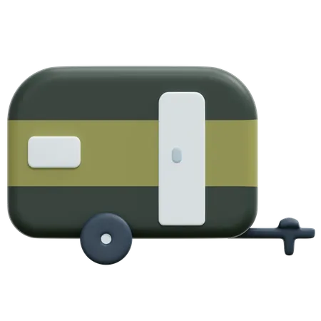 Camping Van 3D Icon