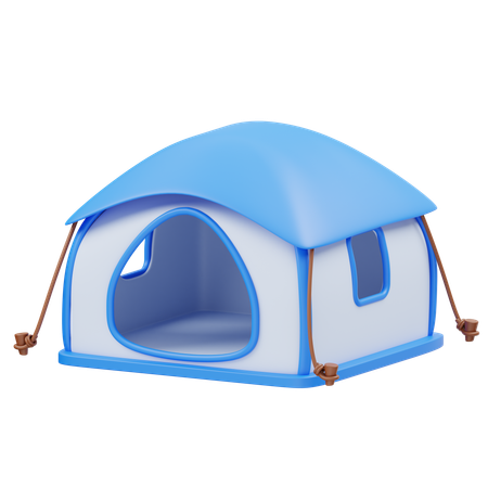 Camping Zelt  3D Icon
