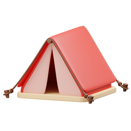 Camping Zelt  3D Icon