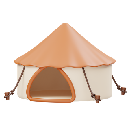 Camping Zelt  3D Icon