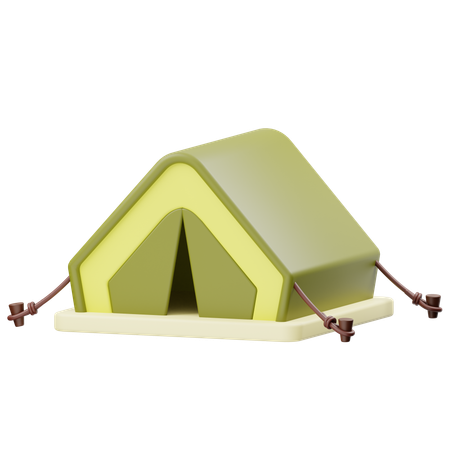 Camping Zelt  3D Icon