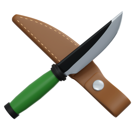 Campingmesser  3D Icon