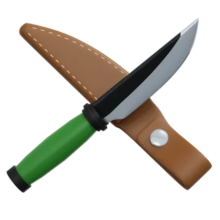 Campingmesser  3D Icon