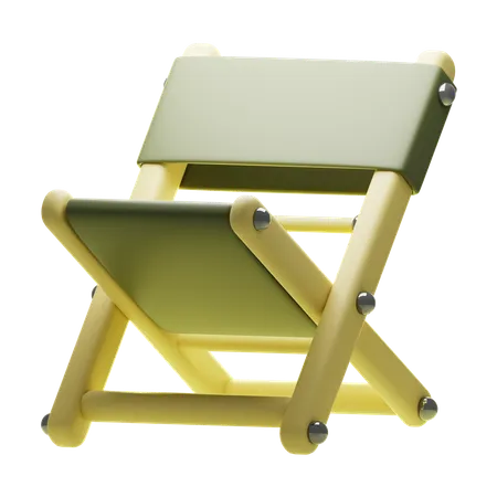 Campingstuhl  3D Icon