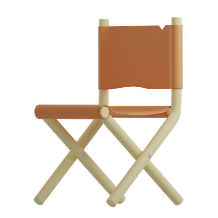 Campingstuhl  3D Icon