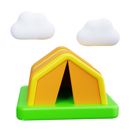 Camping Zelt  3D Icon