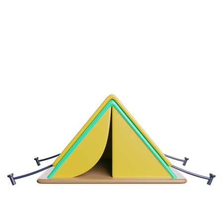 Camping Zelt  3D Icon