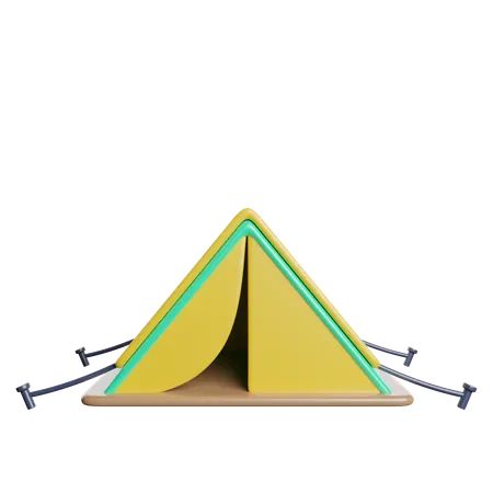 Camping Zelt  3D Icon