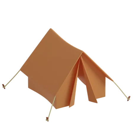 Camping Zelt  3D Illustration