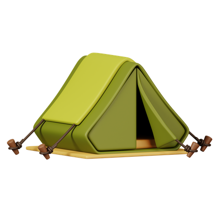 Camping Zelt  3D Icon