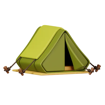 Camping Zelt  3D Icon