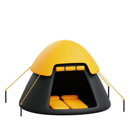 Camping Zelt  3D Icon