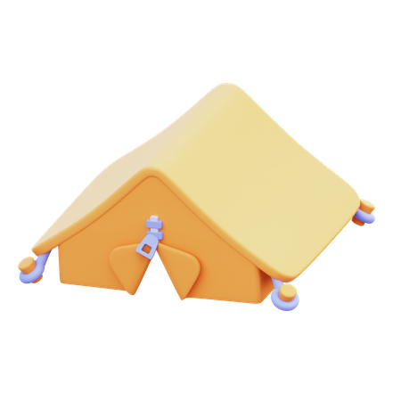 Camping Zelt  3D Icon