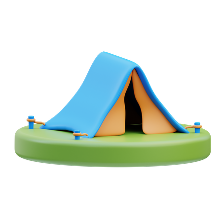 Camping Zelt  3D Icon