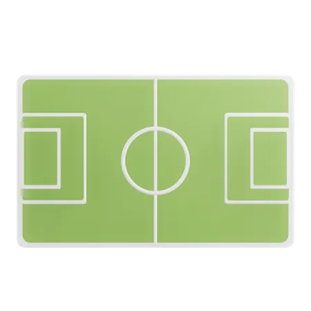 Campo de fútbol  3D Icon