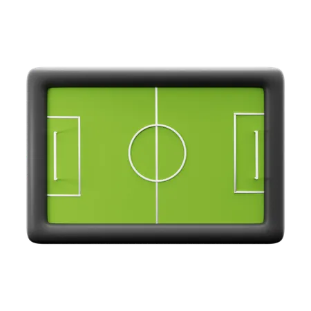 Campo de fútbol  3D Icon