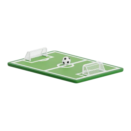 Campo de fútbol  3D Icon