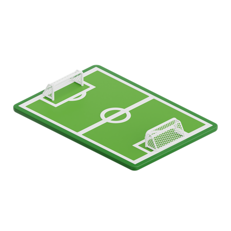 Campo de fútbol  3D Icon