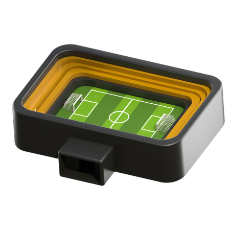 Campo de fútbol  3D Icon