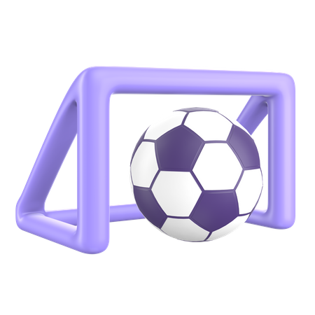 Campo de fútbol  3D Illustration