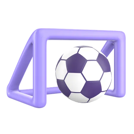 Campo de fútbol  3D Illustration