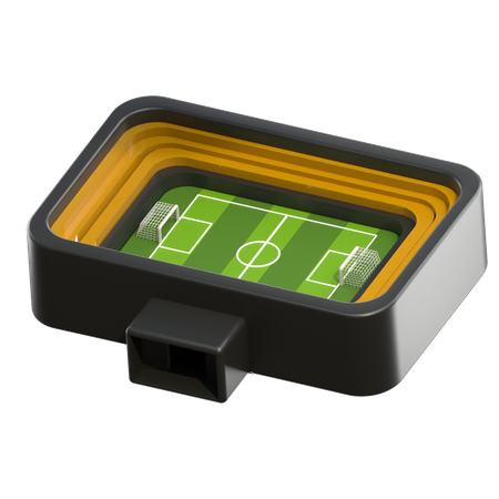 Campo de fútbol  3D Icon