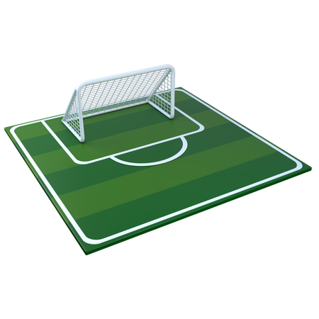 Campo de futbol  3D Icon