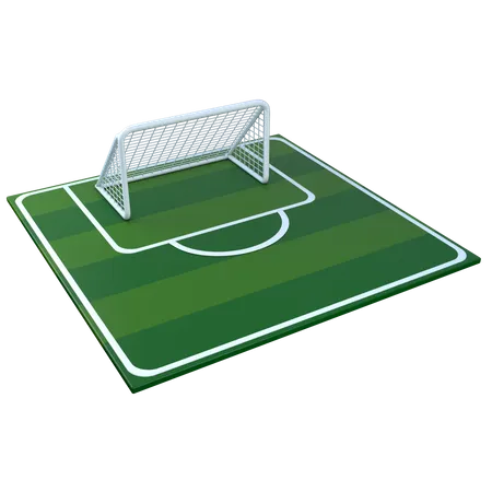 Campo de futbol  3D Icon