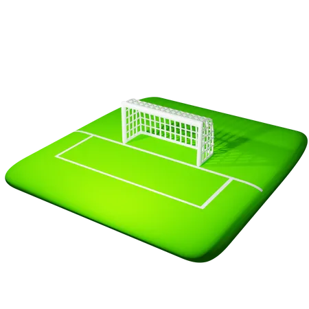 Campo de fútbol  3D Icon