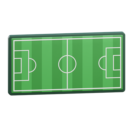 Campo de fútbol  3D Icon