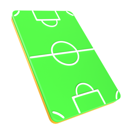 Campo de futbol  3D Icon