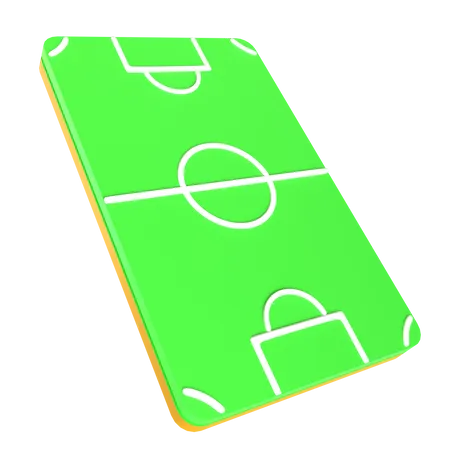 Campo de futbol  3D Icon