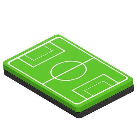 Campo de futbol  3D Icon