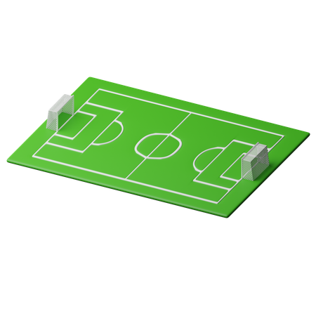 Campo de futebol  3D Icon