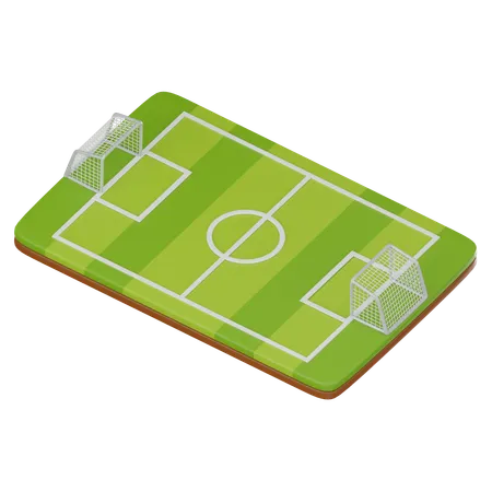 Campo de futebol  3D Icon