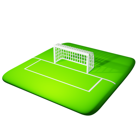 Campo de futebol  3D Icon