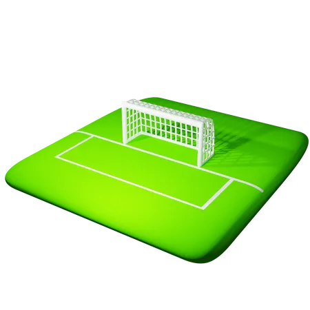 Campo de futebol  3D Icon